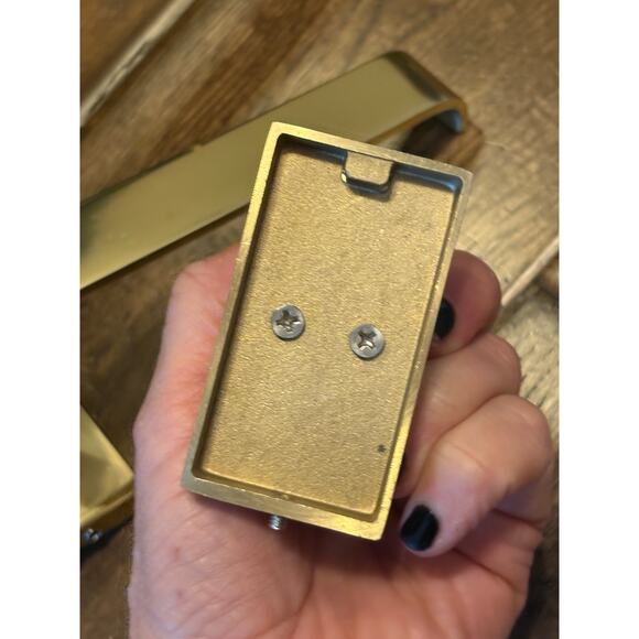 Rejuvenation Aged Brass Bath Hardware Yaquina Towel Holder bar toilet paper hook - Picture 4 of 11